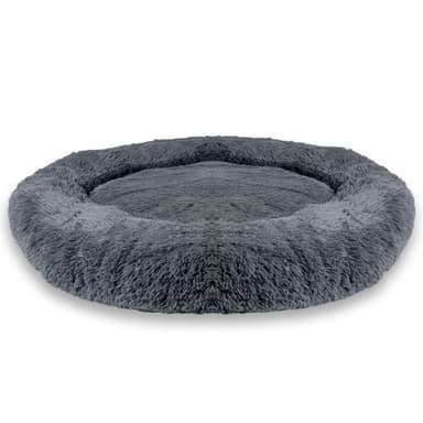 Hundbädd Kattbäddskudde Hund Katt Soffa 100cm (mörkgrå)