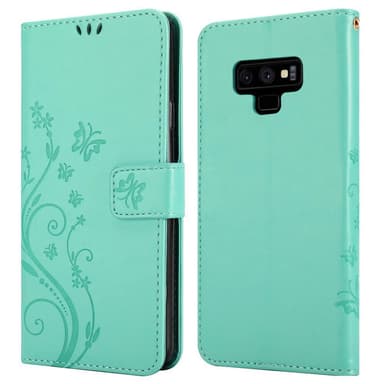 Samsung Galaxy NOTE 9 Plånboksfodral Skal (Turkos)