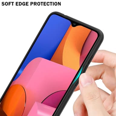 Samsung Galaxy A20s Skal Fodral Case (Svart)