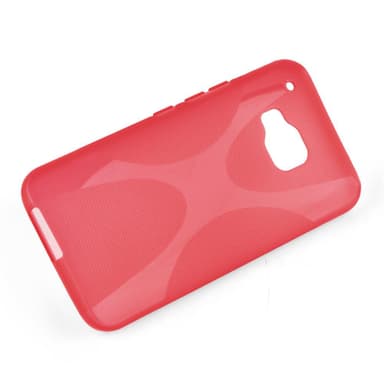 HTC ONE M9 Skal Fodral Case (Röd)