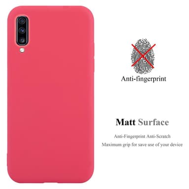 Skal Samsung Galaxy A70 / A70s Fodral Case (Röd)