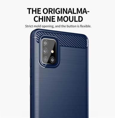 Samsung Galaxy A51 4G / M40s Skal Fodral Case (Blå)
