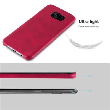 Samsung Galaxy S7 EDGE Skal Fodral Case (Röd)