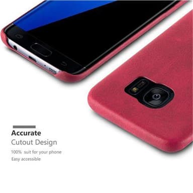Samsung Galaxy S7 EDGE Skal Fodral Case (Röd)