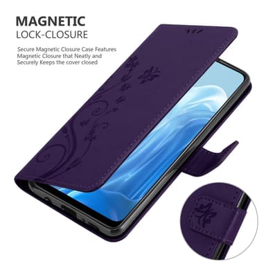 Oppo FIND X5 LITE / Reno7 5G Plånboksfodral Skal (Lila)