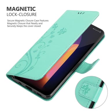 LG V60 ThinQ Plånboksfodral Skal (Turkos)