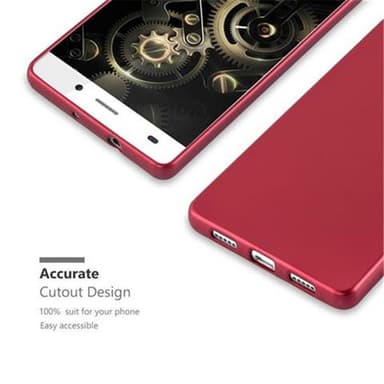 Skal Huawei P8 LITE 2015 Fodral Case (Röd)