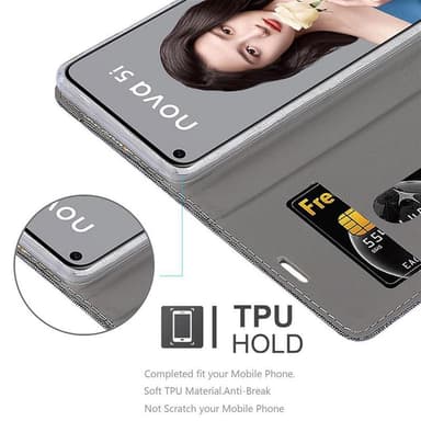 Huawei NOVA 5i / P20 LITE 2019 Plånboksfodral Skal
