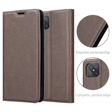 Oppo Reno4 Z Skal Fodral Case (Brun)