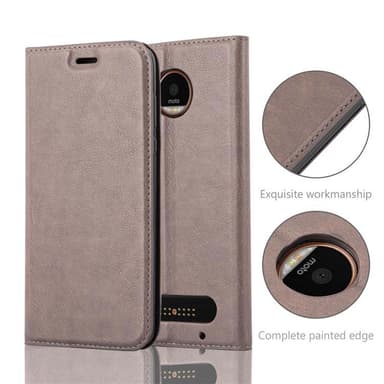Motorola MOTO Z2 Skal Fodral Case (Brun)