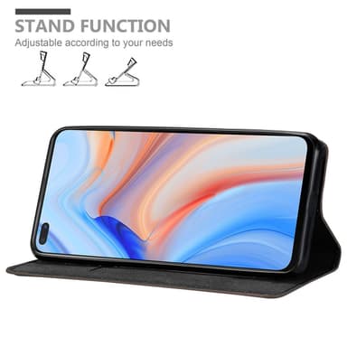 Oppo Reno4 Z Skal Fodral Case (Brun)