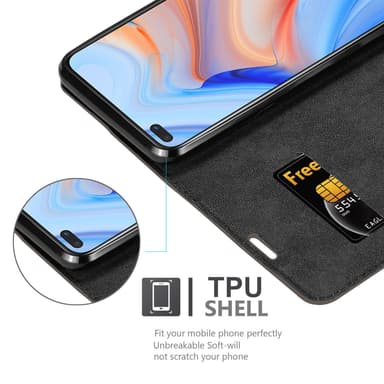 Oppo Reno4 Z Skal Fodral Case (Brun)