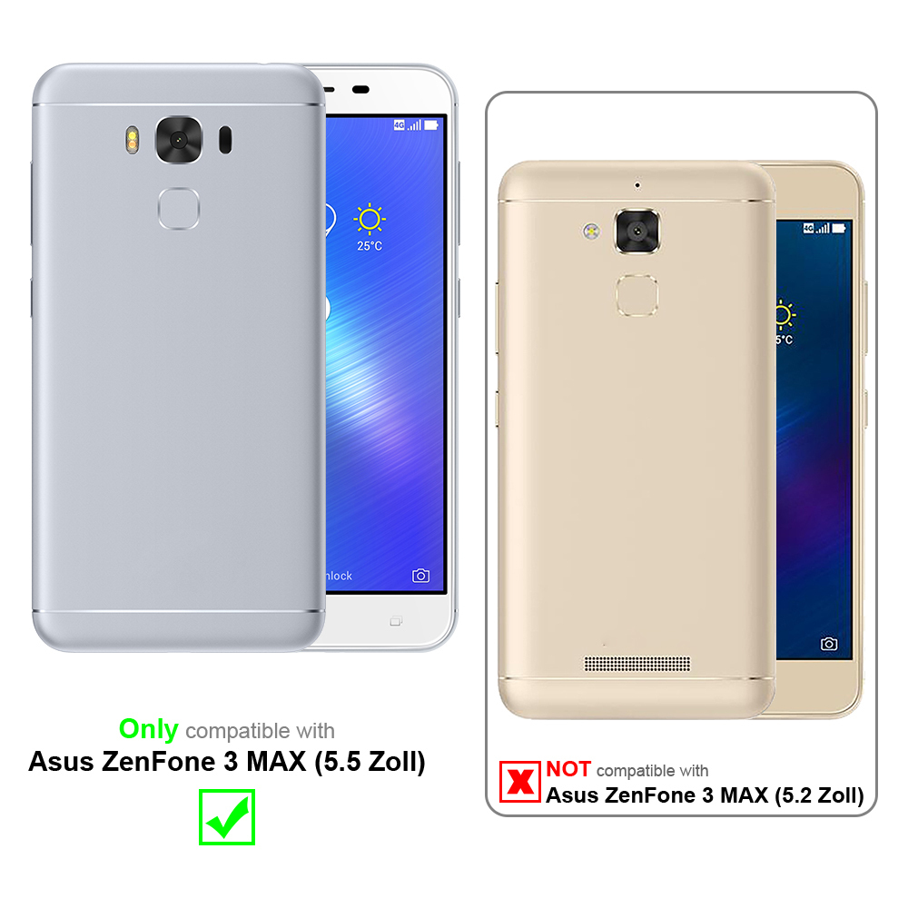 Asus ZenFone 3 MAX (5.5 tum) 3x Skyddsglas Skyddsfilm