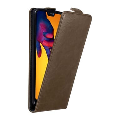 Huawei P20 LITE 2018 / NOVA 3E Flipfodral Skal (Brun)