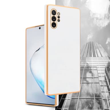 Samsung Galaxy NOTE 10 PLUS Skal Fodral Case (Vit)