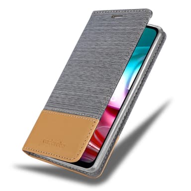 Motorola MOTO G10 / G30 Plånboksfodral Skal (Grå)