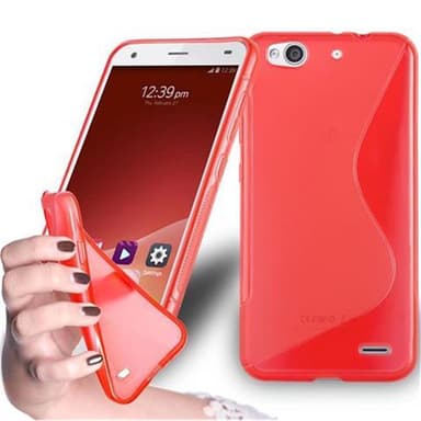 ZTE Blade S6 LUX Skal Fodral Case (Röd)