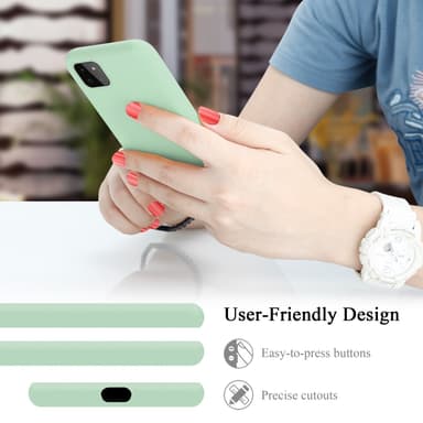 Samsung Galaxy A22 5G Skal Fodral Case (Grön)