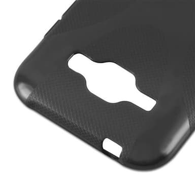 Samsung Galaxy J1 2015 Skal Fodral Case (Svart)