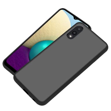 Samsung Galaxy A02 / M02 Skal Fodral Case (Svart)