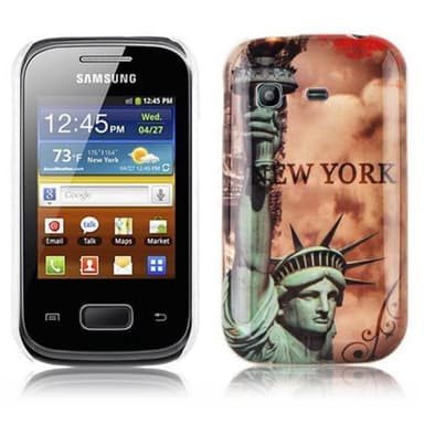 Samsung Galaxy POCKET Skal Fodral Case (Brun)