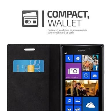 Nokia Lumia 925 Skal Fodral Case (Svart)