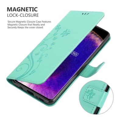 Oppo FIND X5 Plånboksfodral Skal (Turkos)