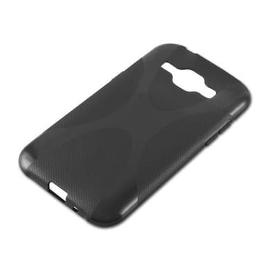 Samsung Galaxy J1 2015 Skal Fodral Case (Svart)