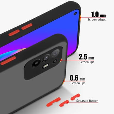 Oppo A94 5G Skal Fodral Case (Svart)