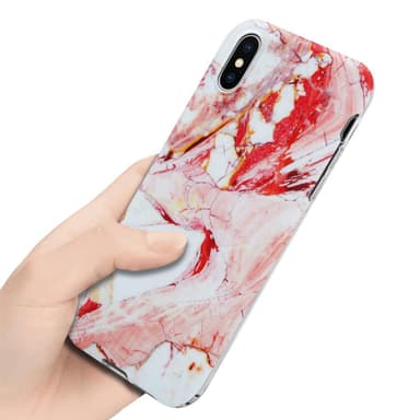 iPhone X / XS Plånboksfodral Skal (Rosa)