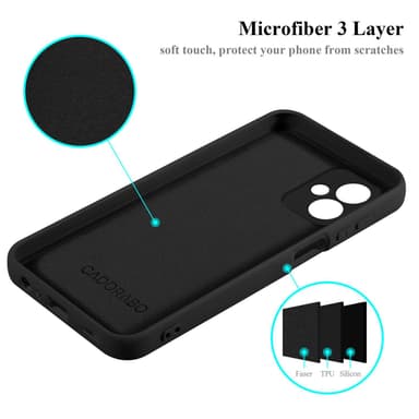 Motorola Moto G14 Skal Fodral Case (Svart)