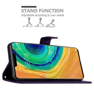 Huawei MATE 30 PRO Plånboksfodral Skal (Lila)