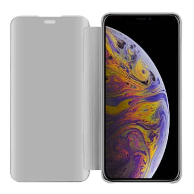 iPhone XS MAX Plånboksfodral Skal (Silver)