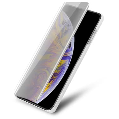 iPhone XS MAX Plånboksfodral Skal (Silver)