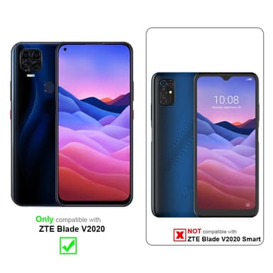 ZTE Blade V2020 Skal Fodral Case (Röd)