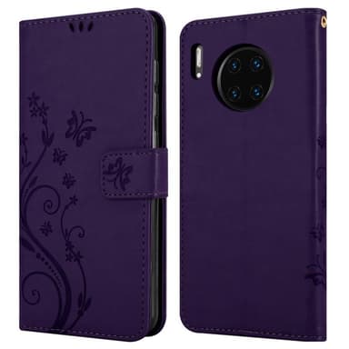 Huawei MATE 30 PRO Plånboksfodral Skal (Lila)