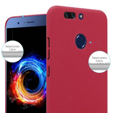 Honor 8 PRO Skal Fodral Case (Röd)
