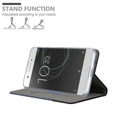 Sony Xperia XA1 Plånboksfodral Skal (Blå)