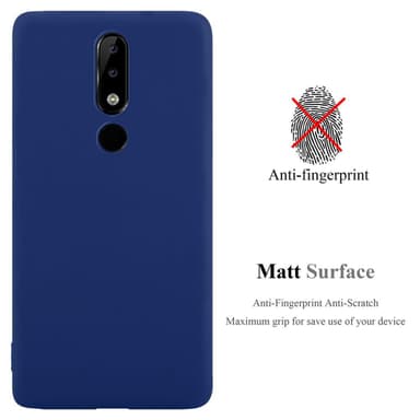 Skal Nokia 5.1 PLUS / X5 Fodral Case (Blå)