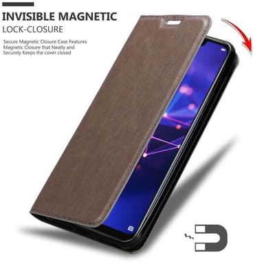Huawei MATE 20 LITE Skal Fodral Case (Brun)