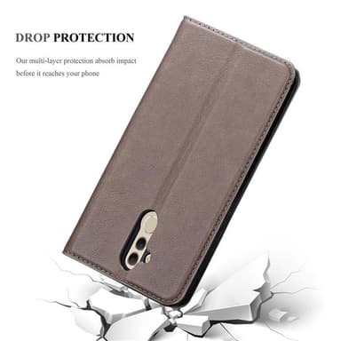 Huawei MATE 20 LITE Skal Fodral Case (Brun)