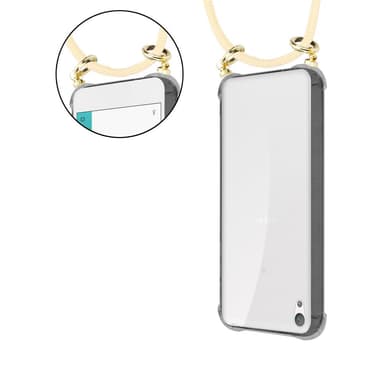 Sony Xperia E5 Skal Fodral Kedja (Gul)