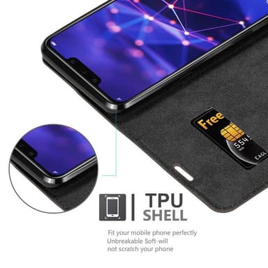 Huawei MATE 20 LITE Skal Fodral Case (Brun)
