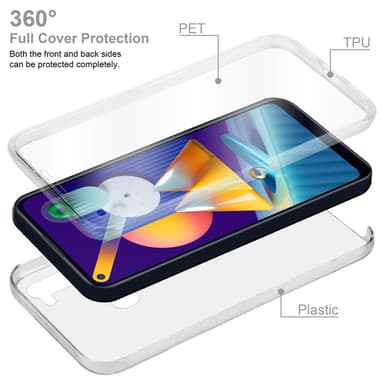 Skal Samsung Galaxy A11 / M11 Fodral Case (Transparent)
