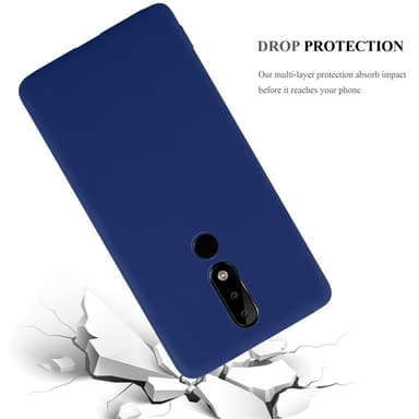 Skal Nokia 5.1 PLUS / X5 Fodral Case (Blå)