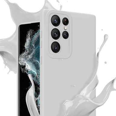 Samsung Galaxy S22 ULTRA Skal Fodral Case (Vit)