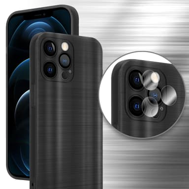 iPhone 12 PRO Skal Fodral Case (Svwart)