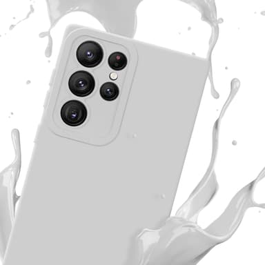 Samsung Galaxy S22 ULTRA Skal Fodral Case (Vit)