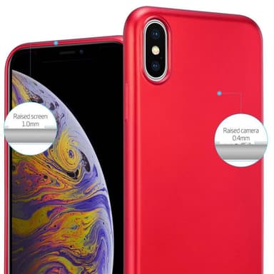 Skal iPhone XS MAX Fodral Case (Röd)
