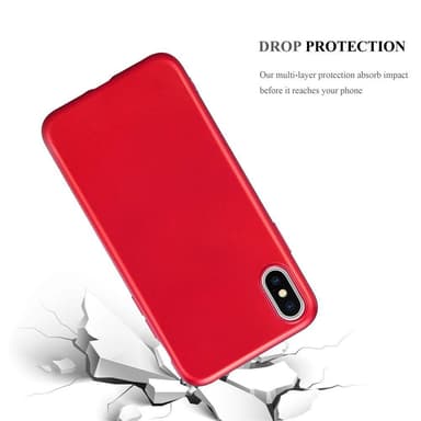 Skal iPhone XS MAX Fodral Case (Röd)